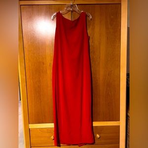 Red gown size 10 petite